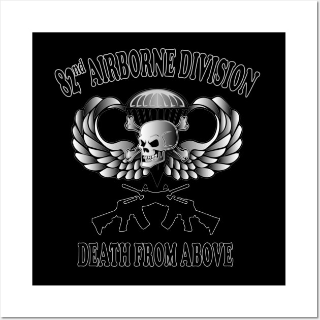 82nd Airborne- Death From Above Wall Art by Relaxed Lifestyle Products